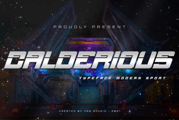 Calderious: A Strategic Evaluation of the Bold Robotic Display Font