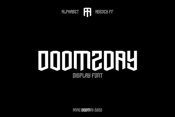 Doomzday: Bold Robotic Fonts for Creative Projects