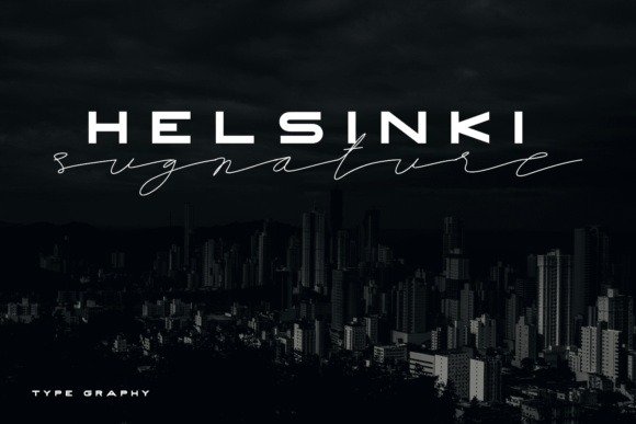 Helsinki Signature: The Modern Display Font That Adds a Unique Touch to Your Projects