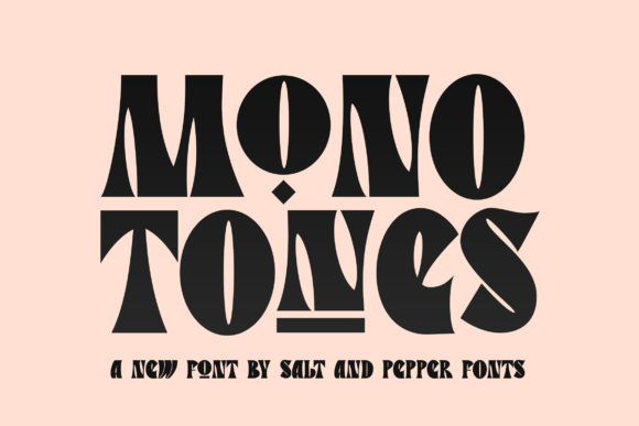 Monotones: The Whimsical Display Font That Transforms Creative Projects