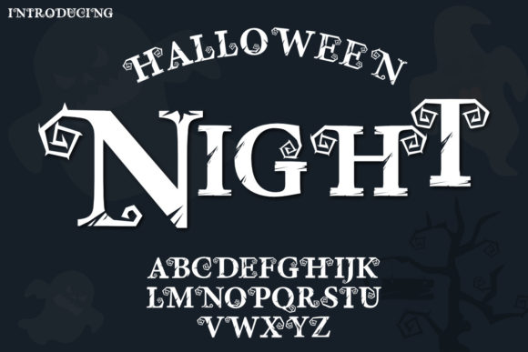 Night Halloween: The Bold, Creepy Font That Transforms Your Spooky Creations