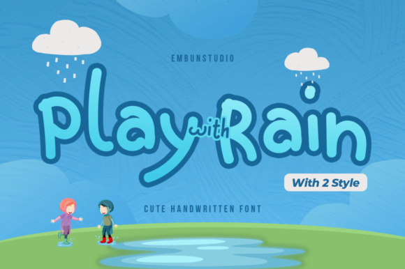 Play with Rain: The Perfect Display Font for Creative Projects