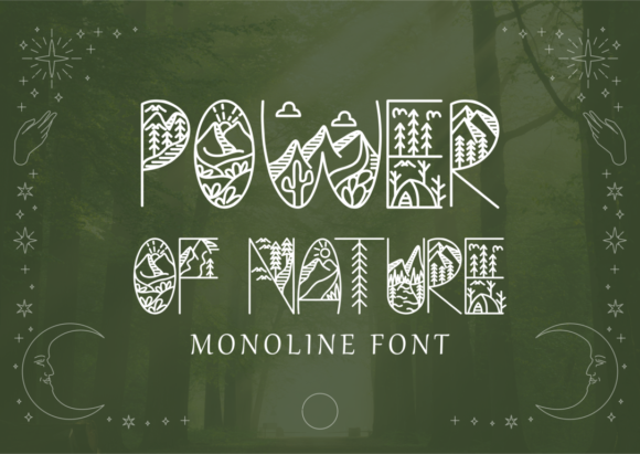 Power of Nature: A Fresh Font for Bold Design