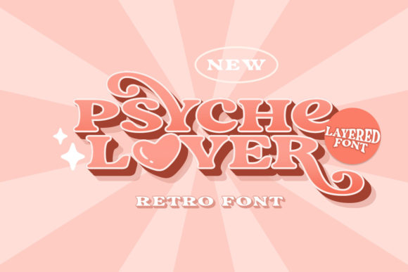 Psyche Lover: A Retro Display Font for Every Creator