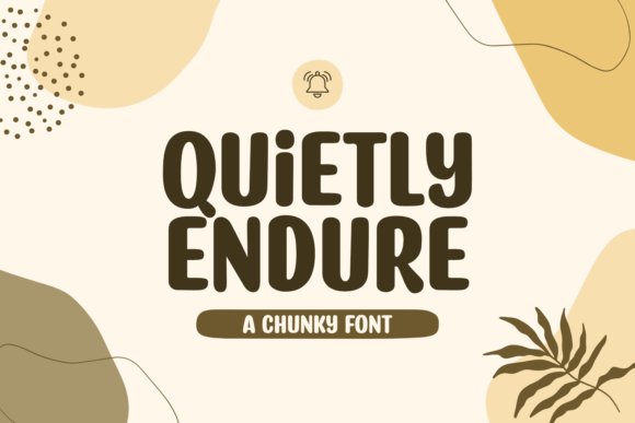 Quietly Endure: The Power of a Rough Textured Display Font in Modern Design