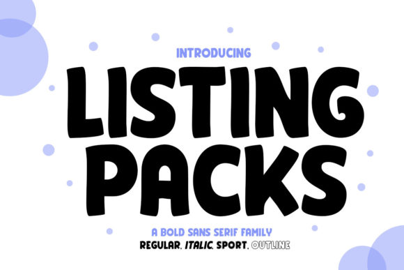 The Bold Impact of Listing Packs in Modern Design