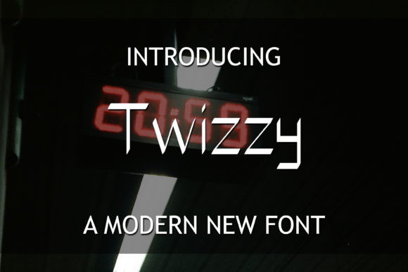 Twizzy: A Squared Display Font for Modern Design
