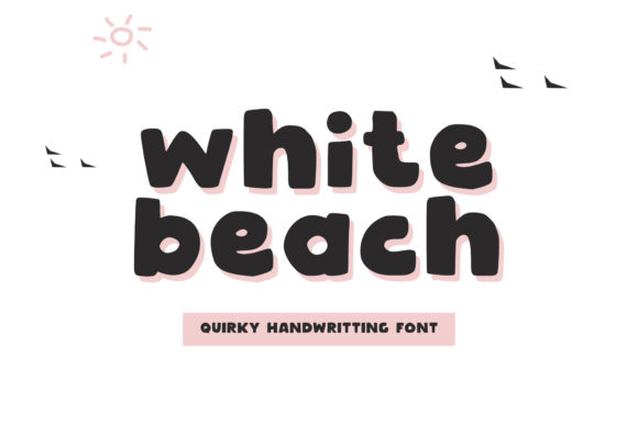 White Beach: A Bold Display Font for Creative Projects