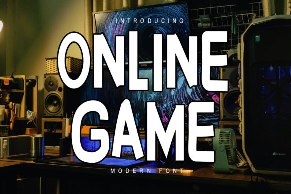 Why Online Game is the Ultimate Bold Display Font for Modern Creators
